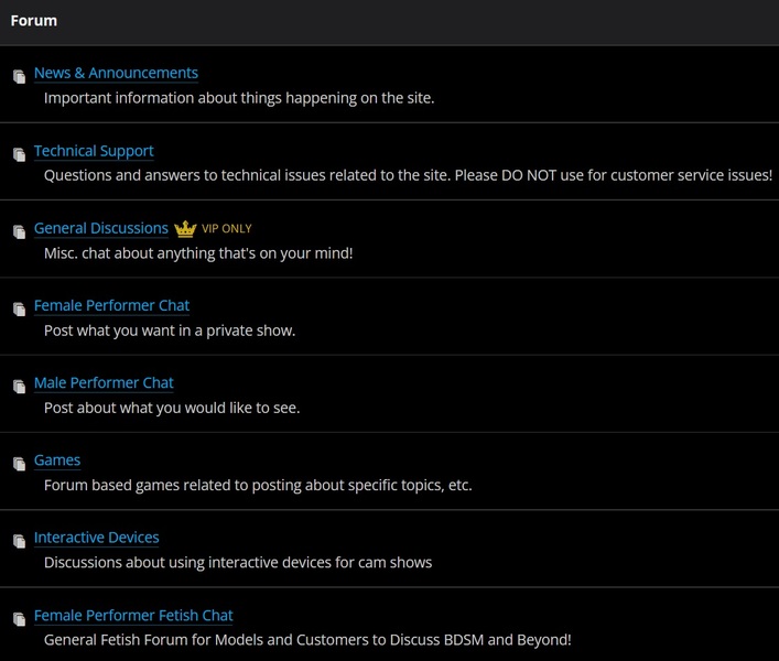 Through the Forums you can chat with other users and the site itself