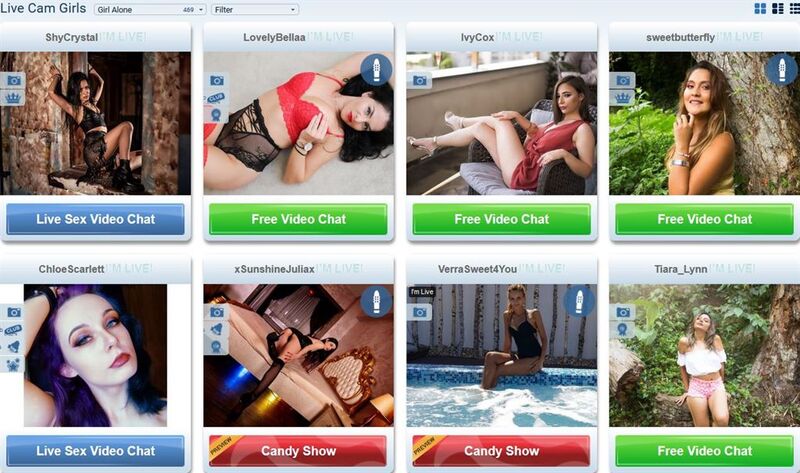 A varied selection of webcam sex rooms always online on ImLive.com