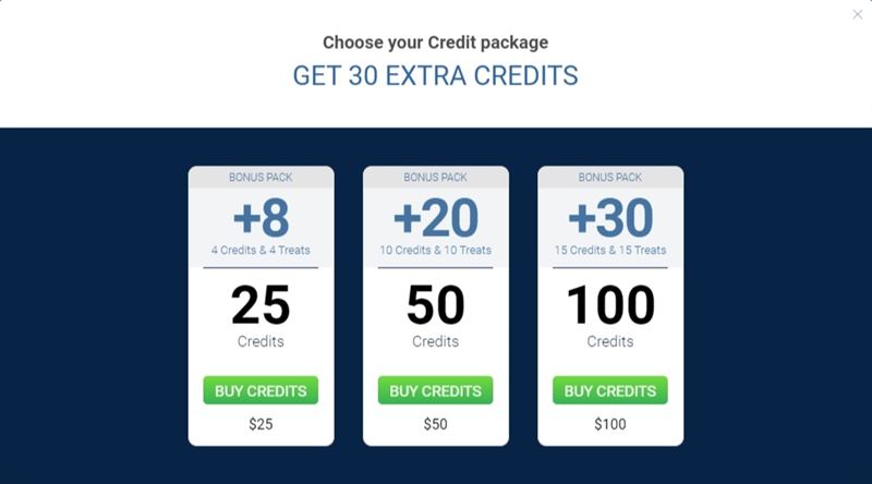 Credit Purchase on ImLive