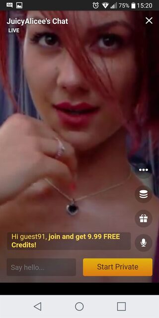 A devilishly sexy red head discovered on LiveJasmin's mobile platform