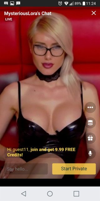 Sexy blonde BDSM babe with large firm tits perfect for mobile phone sex chat on MyCams.com