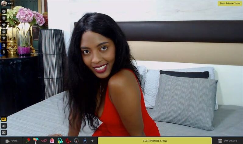 Mobile c2c with black babes on LivePrivates