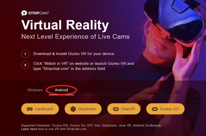 Stripchat has 20+ cam models capable of entetaining you in a VR environment