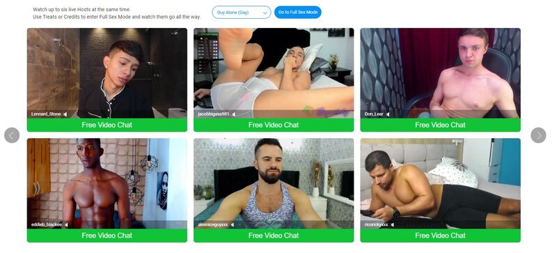 ImLive has hot gay models streaming in HD on their unique multi-viewer
