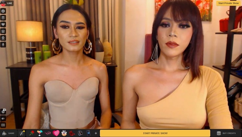The settings on a model's stream turns HD on and off when available MyTrannyCams.com